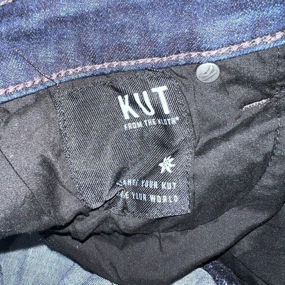 Anthropologie Kut from the kloth Donna Ankle raw hem Skinny Jeans Womens size 4 - Picture 9 of 12